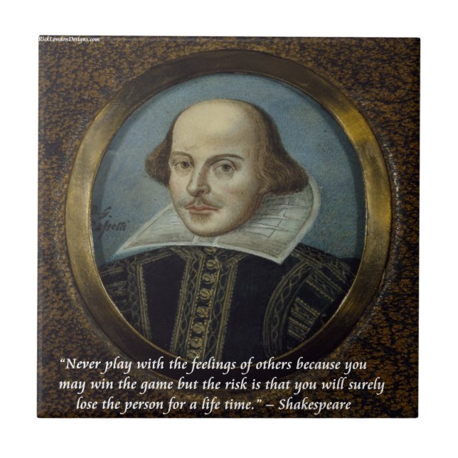 Shakespeare & Sua Famosa Citação de Sentimentos (Frente)