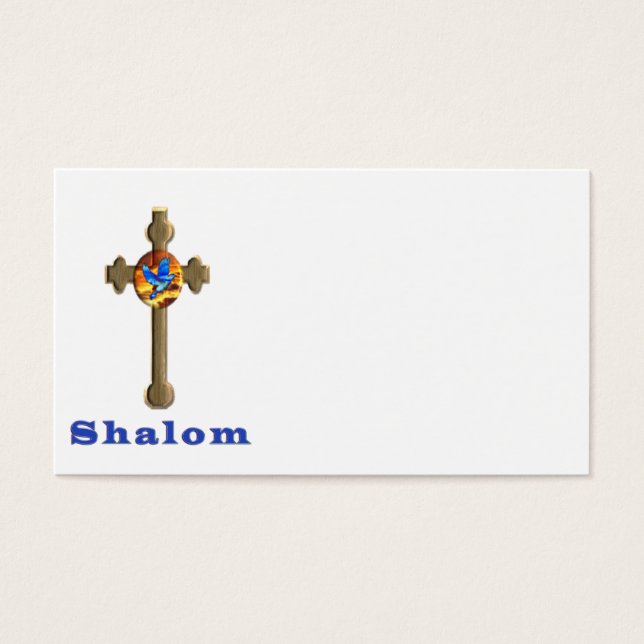 Shalom cross (Frente)