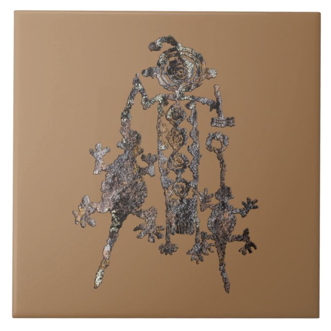 Shaman Petroglicph Coso Range, Califórnia (Frente)