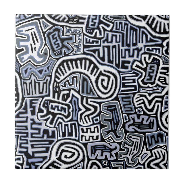 Shaman Peyote Ritual Mola (Frente)