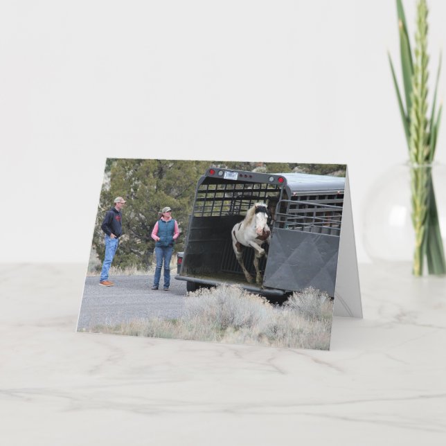 Shaman pulando para a Liberdade 5x7 Cartão de Saud (Frente)