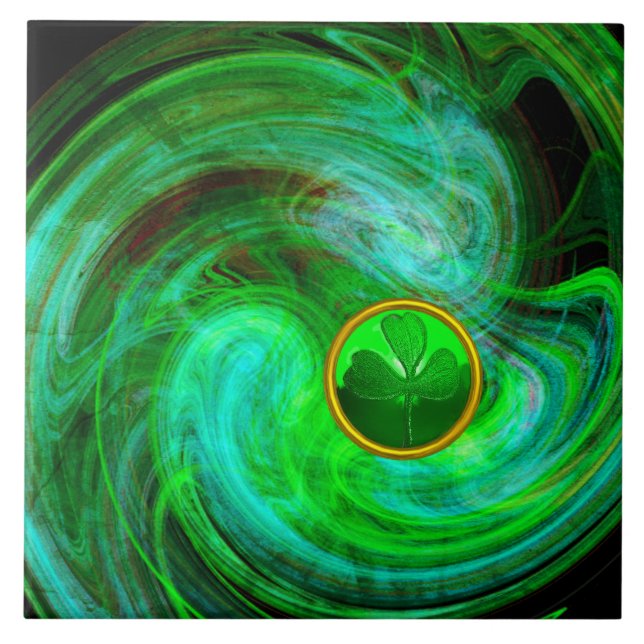 SHAMROCK DE Dia de São Patrício EM FRATOS VERDES A (Frente)