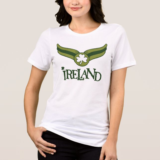Shamrock Green Snitch com nome da Irlanda (Frente)