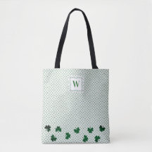 Shamrock Green Tote Bag All-Over-Impressão