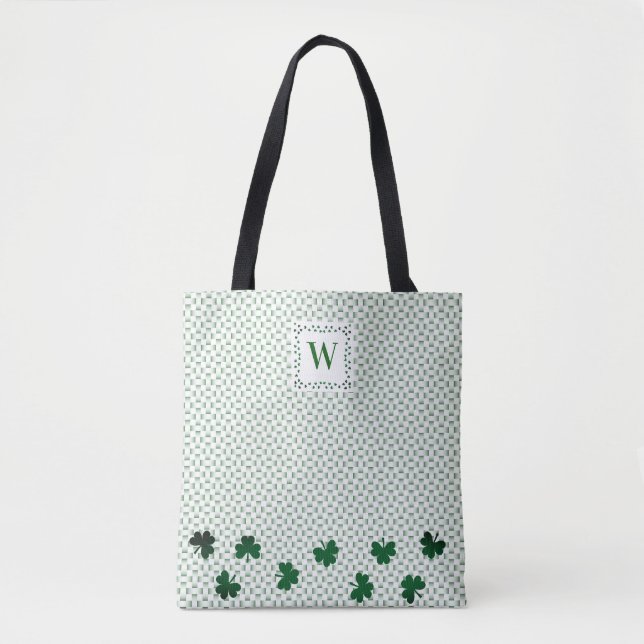 Shamrock Green Tote Bag All-Over-Impressão (Frente)