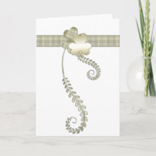Shamrock Irish Happy Birday - Cartão de Aniversári