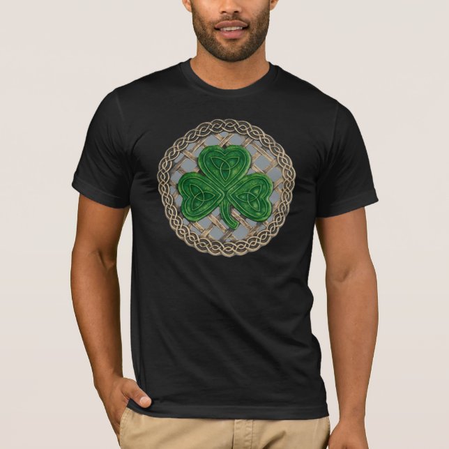 Shamrock, Latice E Sabores Celtais Na Camisa De Ci (Frente)