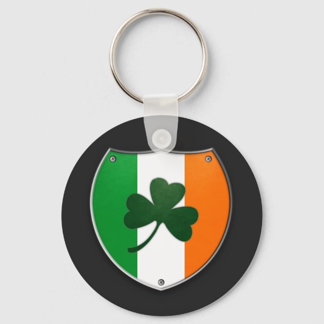Shamrock Shield Chaveiro (Frente)