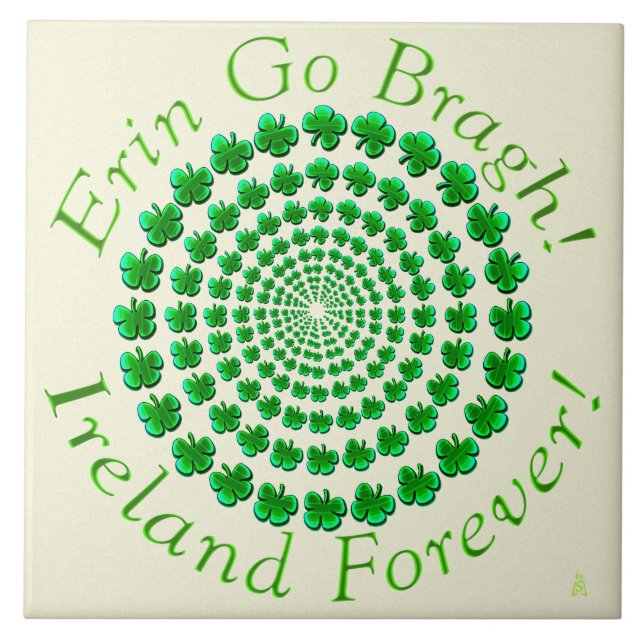 Shamrock Spin (Azulejo cerâmico) (Frente)
