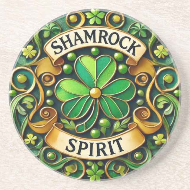 Shamrock Spirit Porta copos (Frente)