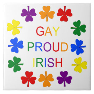 Shamrocks irlandeses LGBT Gay orgulhosos