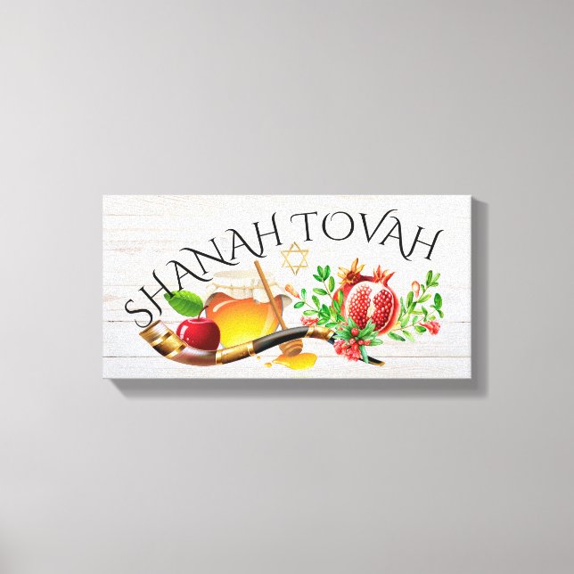 Shanah Tovah Canvas Art (Frente)