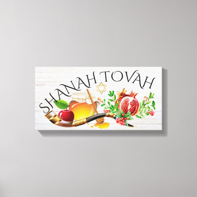 Shanah Tovah Canvas Art (Frente)