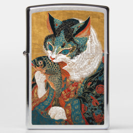 Sharaku Style Ukiyo-e Kabuki Cat