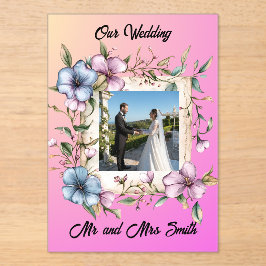 Share your gratitude with this sAcrylic Invitation