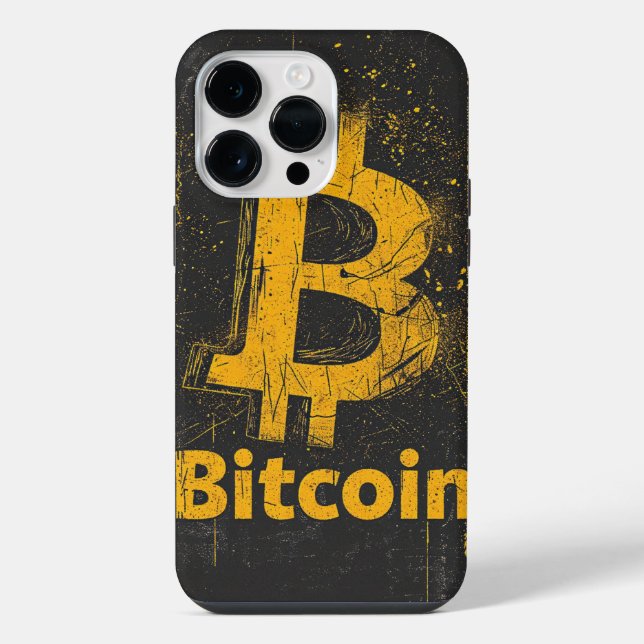 Shattered Bitcoin Logo Crypto Blockchain Design (Verso)