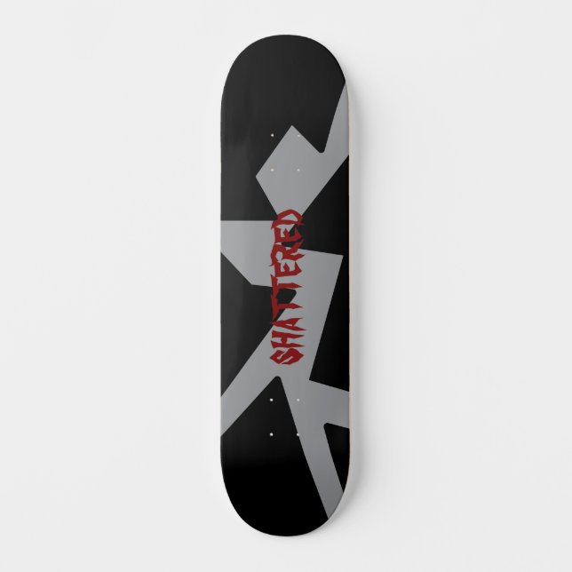 shattered skate deck (Frente)
