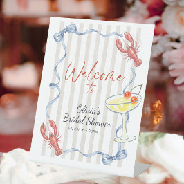 She’s a Catch Lobster Bridal Shower Welcome Sign 