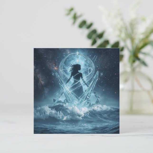 She Who Rises from the Crystal Sea (Em pé/Frente)