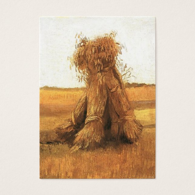 Sheaves of Wheat in a Field, Vincent van Gogh (Frente)