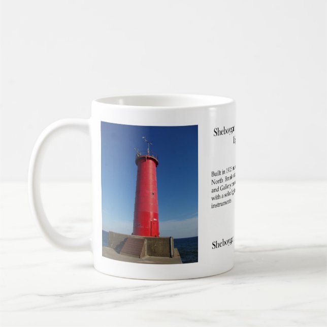 Sheboygan Breakwater caneca clara (Esquerda)