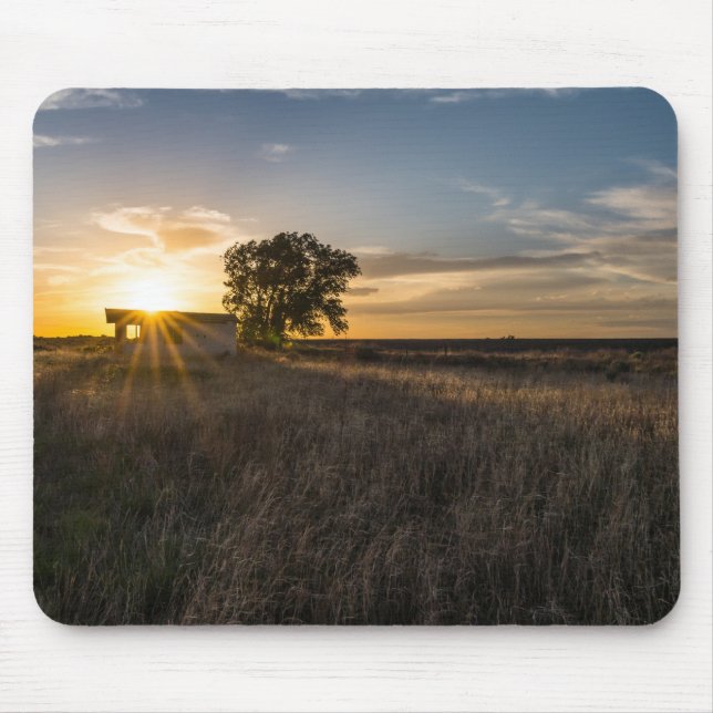 Shed Colorado Sunset Mousepad Abandonado (Frente)