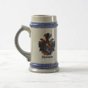 Shedenhelm Family Crest (Com "Shedenhelm") CANECA