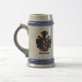 Shedenhelm Family Crest (Com "Shedenhelm") CANECA