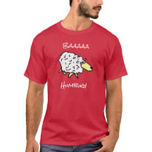 Sheep diz Baaaa Humbug - Camisa de Natal