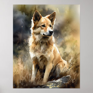 Sheepdog Dog Art Impressão