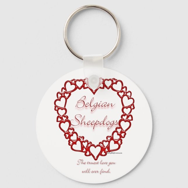 Sheepdog Verdadeiro Amor - Chaveiro (Frente)