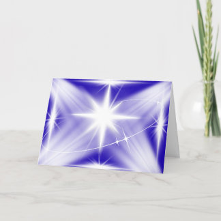 Shekinah Glory - Cartão de Saudação de Estrela de 