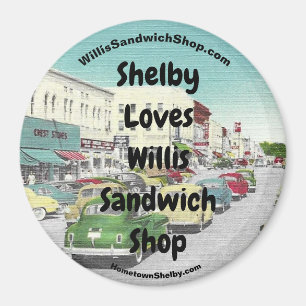Shelby Loves Willis Sandwich Compra Imã de geladei