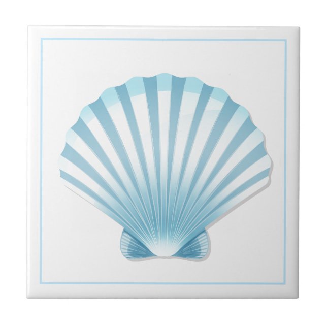 Shell azulejo Trivet-Blue (Frente)