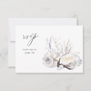 Shells & White Floral w RSVP 5