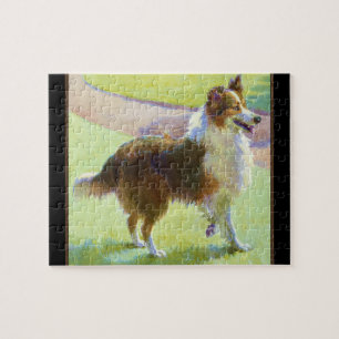 Sheltie Collie Dog Jigsee Quebra-cabeça