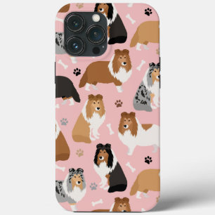 Sheltie Dog Bones e capas de iphone de casaco de p