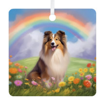 Sheltie Shetland Sheepdog Nome personalizado do cã