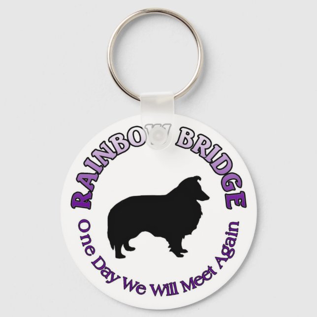 SHELTIE SHETLAND SHEEPDOG RAINBOW CHAVEIRO (Frente)