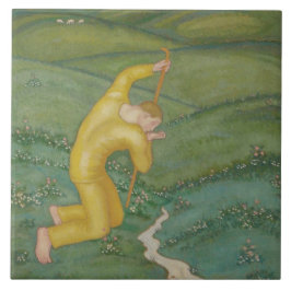 Shepherd em seu campo (por Eugeniusz Zak)