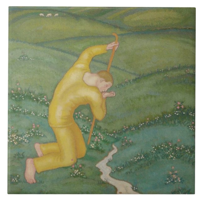 Shepherd em seu campo (por Eugeniusz Zak) (Frente)