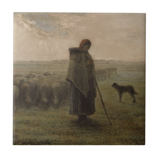 Shepherdess e seu rebanho | 1862-63 (Frente)