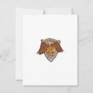 Sheriff Crachá American Eagle Shield Drake