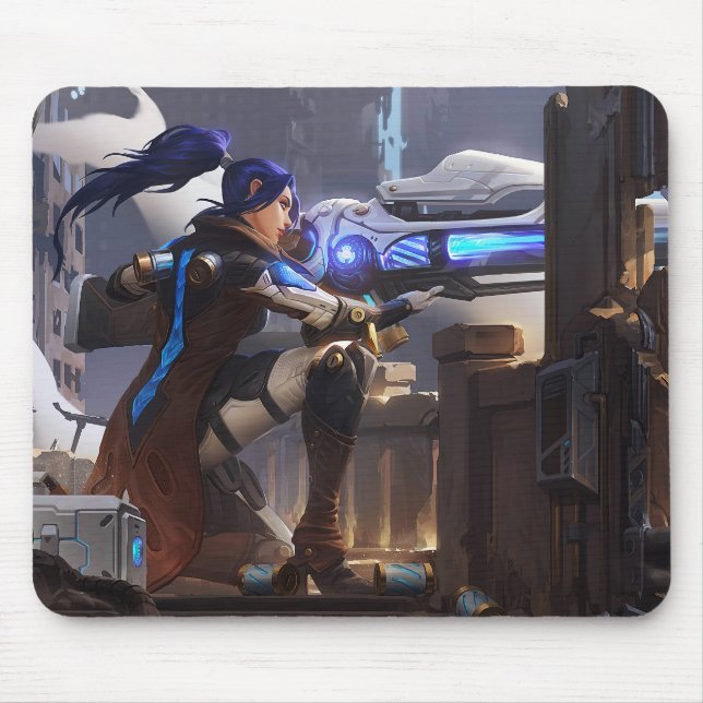 Sheriff Gaming Mousepad | Fanart pad do atirador E (Frente)