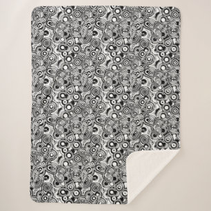Sherpa cobertor abstrato