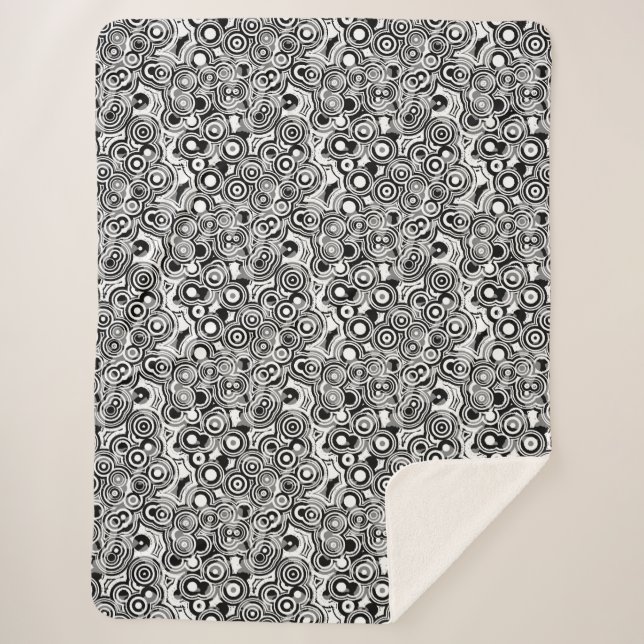 Sherpa cobertor abstrato (Frente)