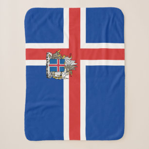 Sherpa Cobertor da Bandeira Islandesa, patriótico, Islând