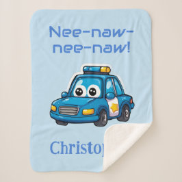 Sherpa Cobertor de Carro da Polícia Personalizado para Cr
