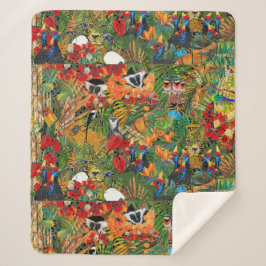 Sherpa Cobertor de Fleece Wild Creation