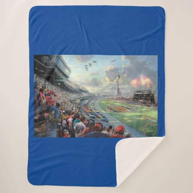 Sherpa cobertor de nascar (Frente)